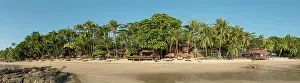 Myanmar: Panoramic view of Ngapali Beach, Rakhine State