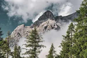 Adige: Panoramic view of the Sexten Dolomites, Italy, E
