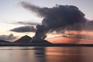 Smoke: Papua New Guinea, New Britain Island, Rabaul