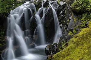 Danita Delimont: Paradise River in autumn in Mount Rainier National Park