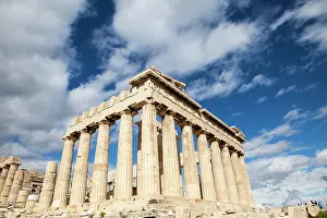Times: Parthenon temple, Acropolis, Athens, Greece, , Europe