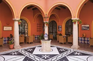 Courtyard: The patio of the Parador (luxury state-run hotel)