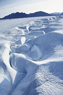 Crevasse: Pattern on Glacier