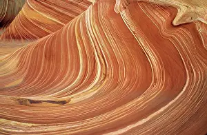 Lines: Pattern of lines in rock in Paria Canyon