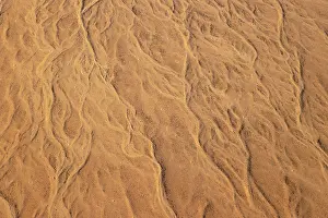 Desertscape: Patterns in the sand of the Namib Desert. Namibia