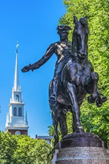 Church: Paul Revere Statue, Old North Church, Freedom Trail