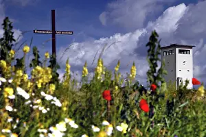 Soldier: Peace cross on the Dachsfeld, observation tower