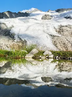 Retreat: Peak of Mt. Grossvenediger, one of the highest