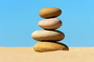 Piled: Pebbles - piled up