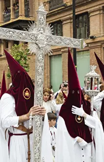 Festival: Penitents at the Semana Santa (Holy Week) of