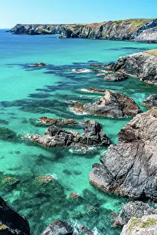 Cornwall: Pentreath Beach and Cliffs, Cornwall, England, United