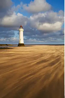 Irish: Perch Rock Lighthouse at New Brighton, UK geography