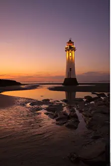 Irish: Perch Rock Lighthouse at New Brighton on The Wirral