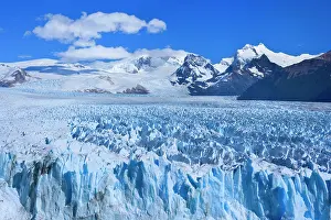Moreno: Perito Moreno Glacier - face of glacier and surrounding