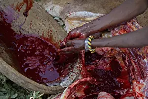 Connective: Person during the Pokot Sapana Ceremony Kenya