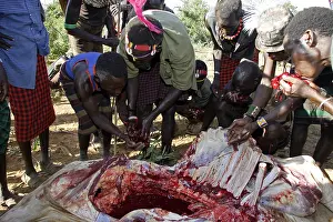 Connective: Person during the Pokot Sapana Ceremony Kenya