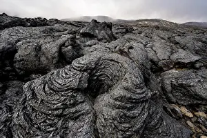 Flame: Petrified lava, volcanic rock in bizarre shapes