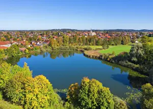 Chiemgau: Pfeffersee and Chieming, Chiemgau, Alpine foreland