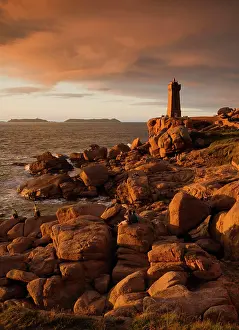 Ctes: Phare de Ploumanac'h Lighthouse, Granite Rock, Ploumanac'h