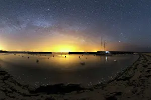 Phosphorescent: Phosphorescent plankton light up the shore where