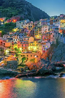Spezia: Picturesque town of Manarola, in the province of