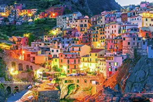 Spezia: Picturesque town of Manarola, in the province of
