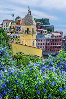 Window: Picturesque town of Vernazza, in the province of