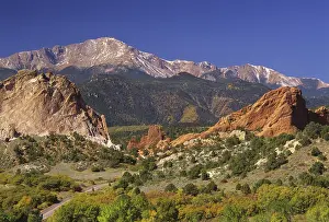 Gods: Pikes Peak from the Garden of the Gods