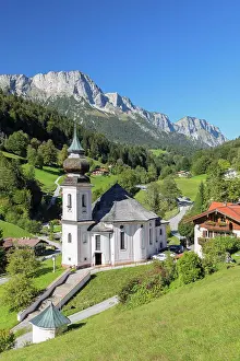Maria: Pilgrimage Church Maria Gern, Untersberg (1973m)