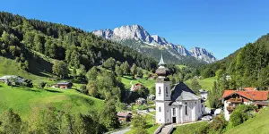 Maria: Pilgrimage Church Maria Gern, Untersberg (1973m)