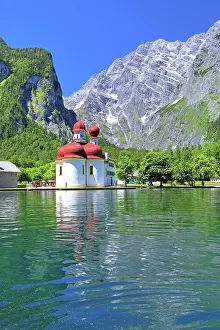 Pilgrimage: Pilgrimage church St. Bartholomae at the lakeside