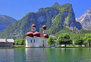 Pilgrimage: Pilgrimage church St. Bartholomae at the lakeside