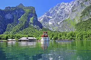 Pilgrimage: Pilgrimage church St. Bartholomae at the lakeside