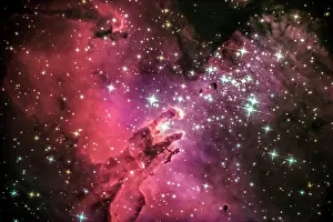 Creation: Pillars of creation, La Silla ESO Observatory, Atacama