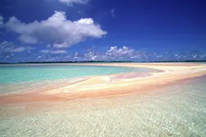 Sandbar: Pink Sands, Rangiroa, French Polynesia