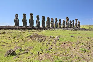 Platform: Platform and Moais Ahu Tongariki, Easter Island