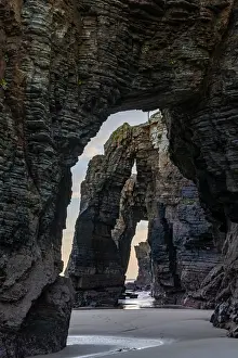 Bent: the Playa de las Catedrales Bbeach in Galicia in