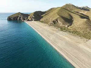 Cabo: The Playa de los Muertos (beach of the dead). Aerial