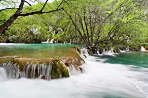 Croatia: The Plitvice Lakes in the National Park