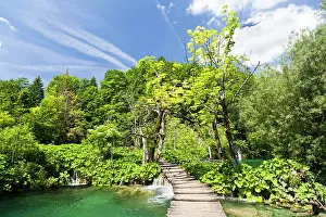 Croatia: The Plitvice Lakes in the National Park