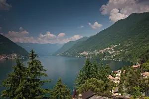 Como: Pognana Lario town, Como Province, Italy