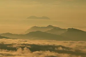 Himalayas: Pokhara mountains at dawn