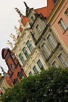 Ross: Poland, Gdansk. Row houses in Old Town