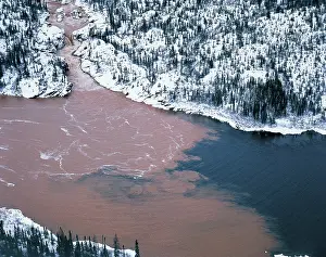 Polluting: Polluted River