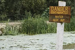 Text: Polluted Water, Escondido, California
