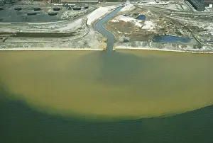 Factory: Pollution from Steel Mill, Lake Erie