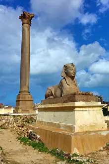 Archaeology: Pompey's Pillar, a triumphal memorial column, and
