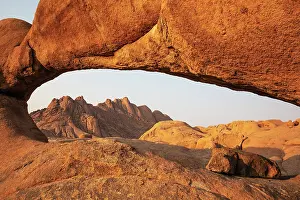 Remote: The Pondok mountains seen through 'The Bridge' belong to the Spitzkoppe mountain compound