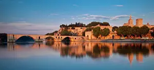 Rhone: Pont St Benezet over River Rhone with Palais