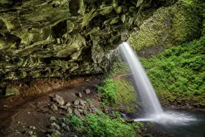 Adam: Ponytail Falls, Columbia River Gorge, Oregon
